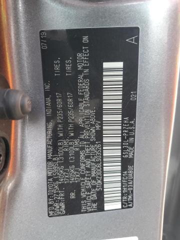 5TDKZ3DC6LS035261 - 2020 TOYOTA SIENNA LE GRAY photo 14