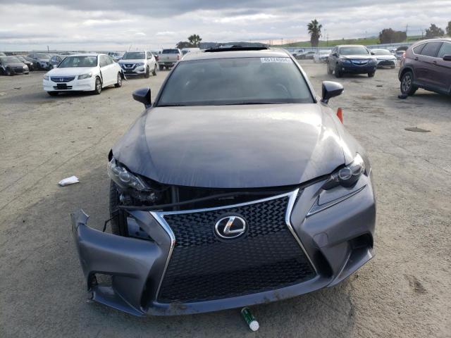 JTHBF1D28E5040487 - 2014 LEXUS IS 250 GRAY photo 5