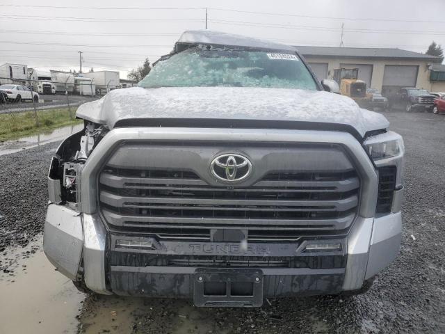 5TFJA5EC3RX021253 - 2024 TOYOTA TUNDRA CREWMAX LIMITED SILVER photo 5