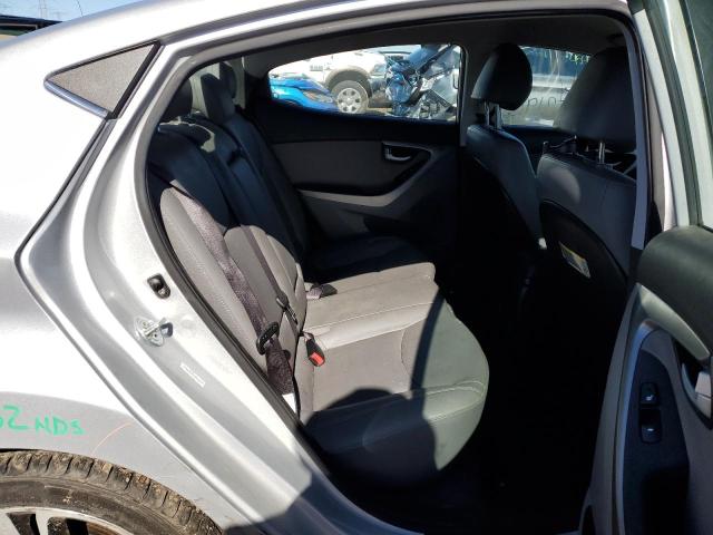 KMHDH4AE4EU058247 - 2014 HYUNDAI ELANTRA SE SILVER photo 10