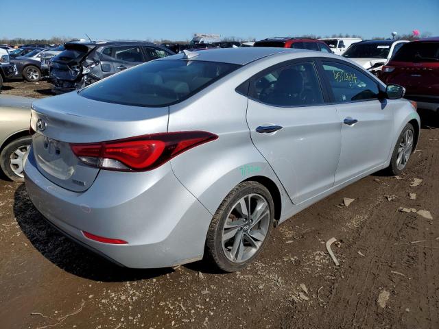 KMHDH4AE4EU058247 - 2014 HYUNDAI ELANTRA SE SILVER photo 3