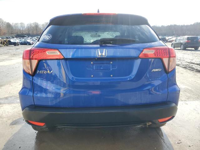 3CZRU6H50JG716810 - 2018 HONDA HR-V EX BLUE photo 6