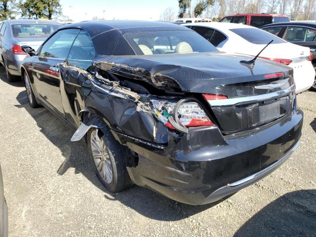 1C3BCBFG5CN289825 - 2012 CHRYSLER 200 LIMITED BLACK photo 2