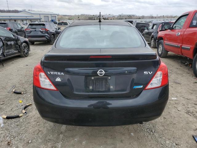 3N1CN7AP3EL826843 - 2014 NISSAN VERSA S BLACK photo 6