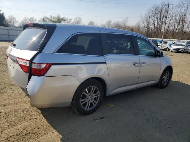 5FNRL5H48DB021804 - 2013 HONDA ODYSSEY EX SILVER photo 3