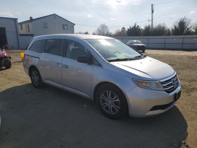 5FNRL5H48DB021804 - 2013 HONDA ODYSSEY EX SILVER photo 4