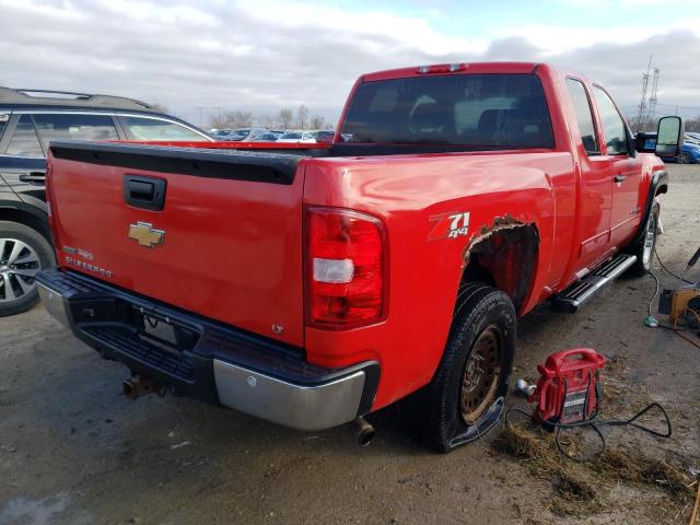 1GCRKSE35BZ149454 - 2011 CHEVROLET SILVERADO K1500 LT RED photo 3