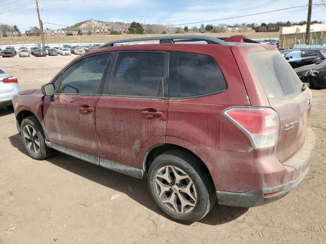 JF2SJABC1HH437555 - 2017 SUBARU FORESTER 2.5I MAROON photo 2