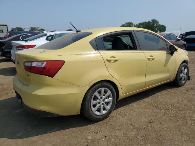 KNADM4A33G6591564 - 2016 KIA RIO LX YELLOW photo 3