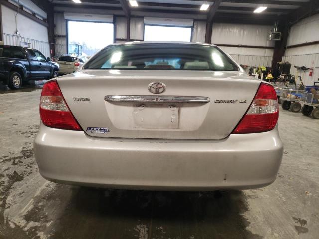 4T1BE32K33U149747 - 2003 TOYOTA CAMRY LE SILVER photo 6