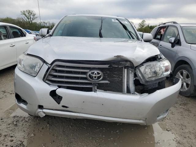 5TDZA3EHXAS003331 - 2010 TOYOTA HIGHLANDER SILVER photo 5