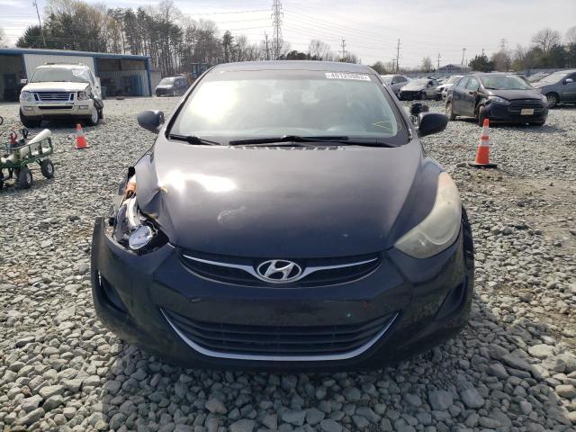 5NPDH4AE2DH327469 - 2013 HYUNDAI ELANTRA GLS BLACK photo 5