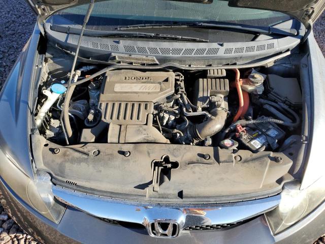 JHMFA36289S014245 - 2009 HONDA CIVIC HYBRID GRAY photo 11