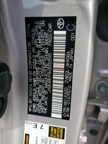 JTDKARFP9H3002595 - 2017 TOYOTA PRIUS PRIM 米色 照片 12