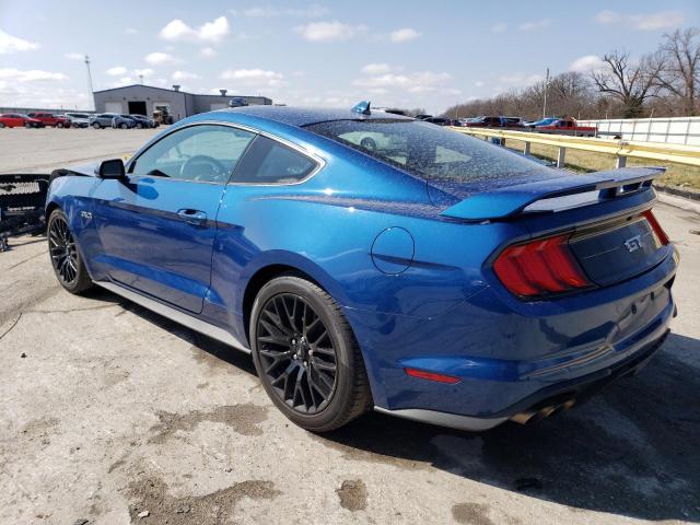 1FA6P8CF7N5104750 - 2022 FORD MUSTANG GT BLUE photo 2