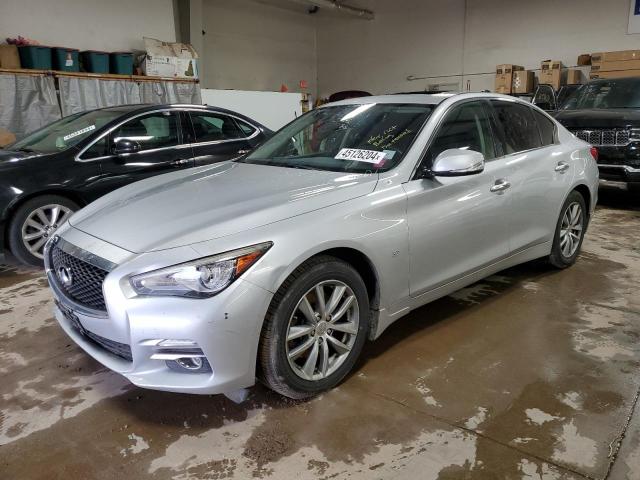 JN1BV7AR4FM409820 - 2015 INFINITI Q50 BASE SILVER photo 1