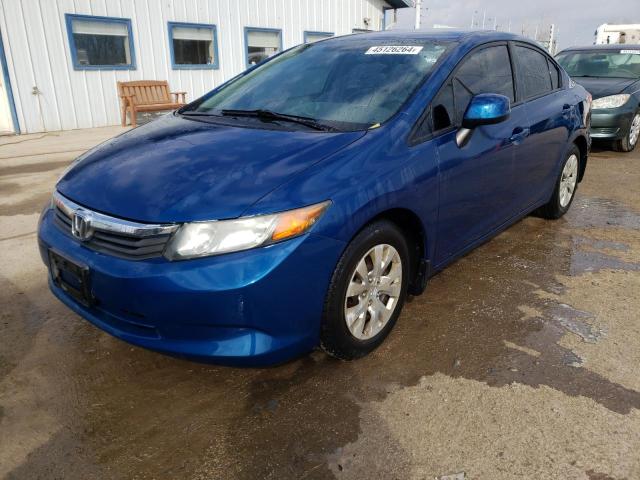 19XFB2F53CE034335 - 2012 HONDA CIVIC LX ლურჯი ფოტო 1