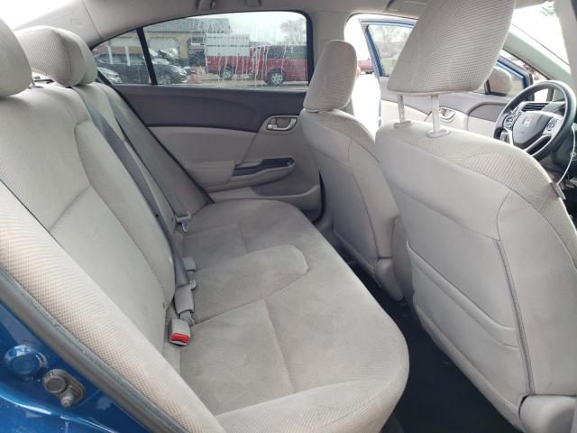 19XFB2F53CE034335 - 2012 HONDA CIVIC LX ლურჯი ფოტო 10