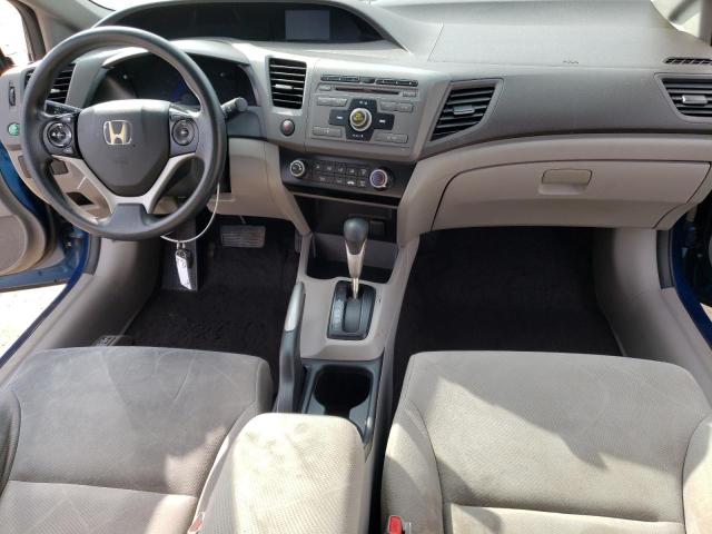 19XFB2F53CE034335 - 2012 HONDA CIVIC LX ლურჯი ფოტო 8