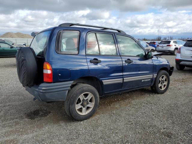 2CNBJ13C226935351 - 2002 CHEVROLET TRACKER BLUE photo 3