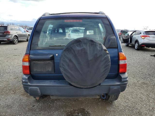 2CNBJ13C226935351 - 2002 CHEVROLET TRACKER BLUE photo 6