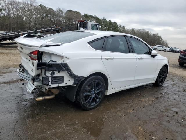 3FA6P0HD7KR246114 - 2019 FORD FUSION SE WHITE photo 3