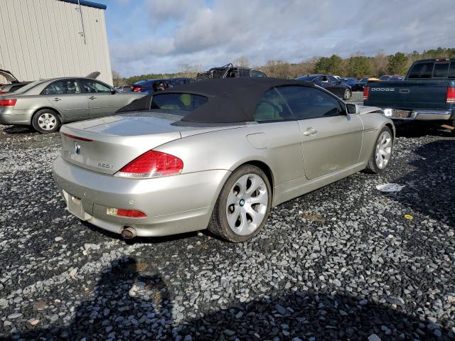 WBAEK13507CN72401 - 2007 BMW 650 I SILVER photo 3