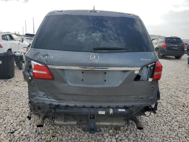 4JGDF6EE0JB110183 - 2018 MERCEDES-BENZ GLS 450 4MATIC GRAY photo 6