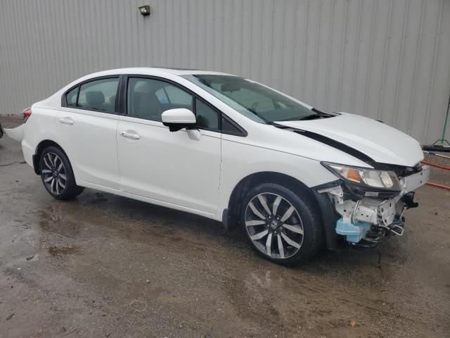 19XFB2F99EE085067 - 2014 HONDA CIVIC EXL WHITE photo 4