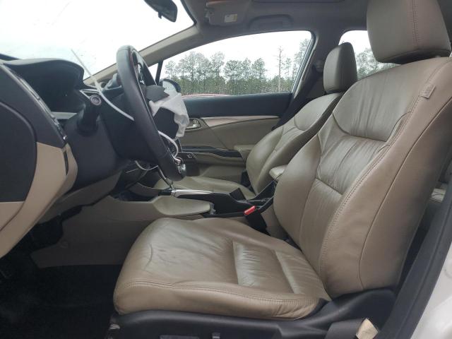 19XFB2F99EE085067 - 2014 HONDA CIVIC EXL WHITE photo 7