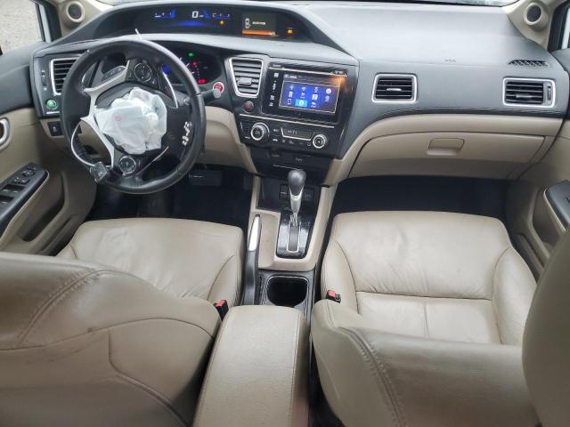 19XFB2F99EE085067 - 2014 HONDA CIVIC EXL WHITE photo 8