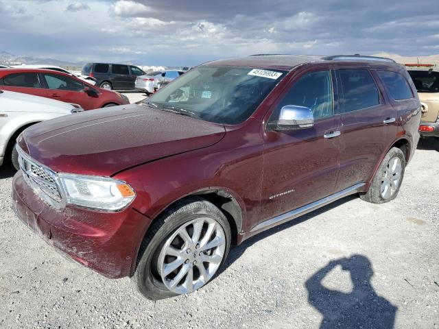 1C4RDJEG9KC795266 - 2019 DODGE DURANGO CITADEL MAROON photo 1