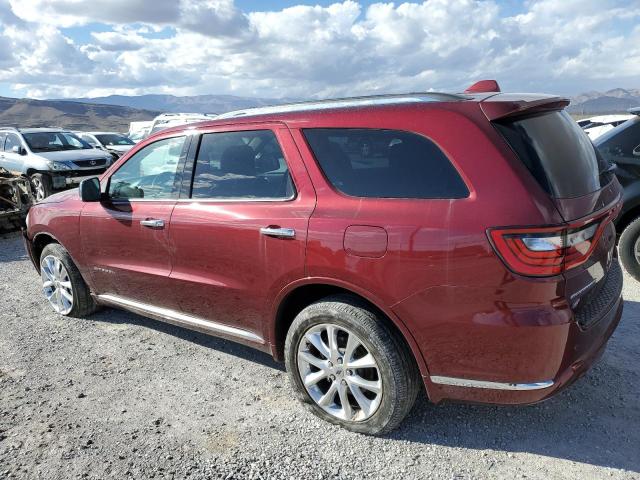 1C4RDJEG9KC795266 - 2019 DODGE DURANGO CITADEL MAROON photo 2