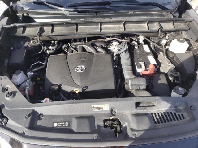 5TDHZRBH9MS100391 - 2021 TOYOTA HIGHLANDER XLE BLACK photo 11