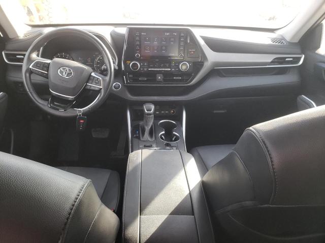 5TDHZRBH9MS100391 - 2021 TOYOTA HIGHLANDER XLE BLACK photo 8