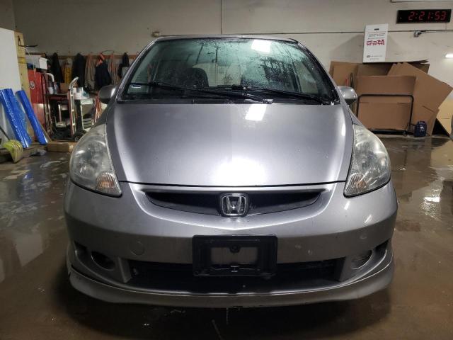 JHMGD38677S007408 - 2007 HONDA FIT S ვერცხლისფერი ფოტო 5