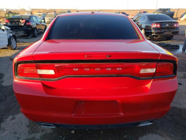 2C3CDXHG5DH653747 - 2013 DODGE CHARGER SXT RED photo 6