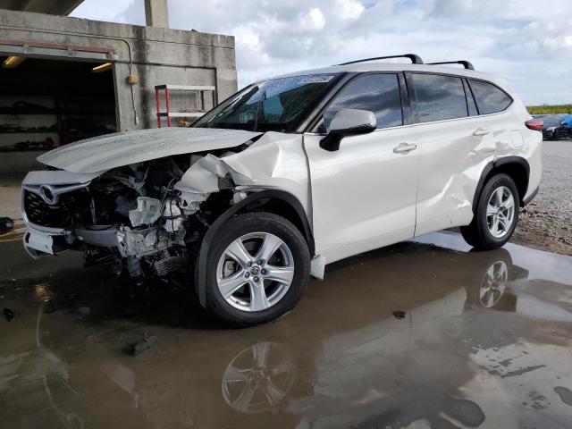 5TDZZRAH1LS502197 - 2020 TOYOTA HIGHLANDER L WHITE photo 1