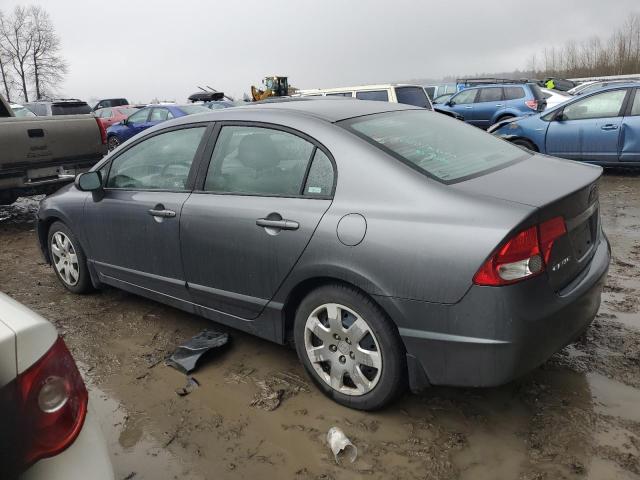 1HGFA16569L022369 - 2009 HONDA CIVIC LX GRAY photo 2