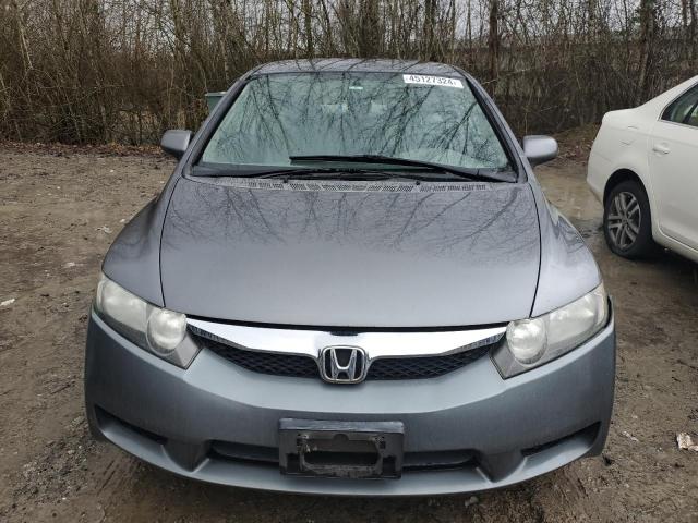 1HGFA16569L022369 - 2009 HONDA CIVIC LX GRAY photo 5