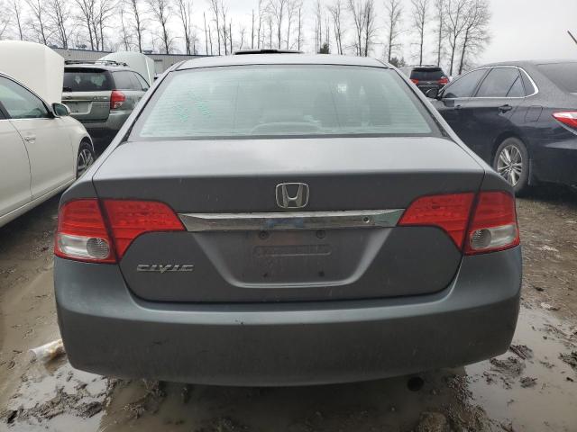 1HGFA16569L022369 - 2009 HONDA CIVIC LX GRAY photo 6