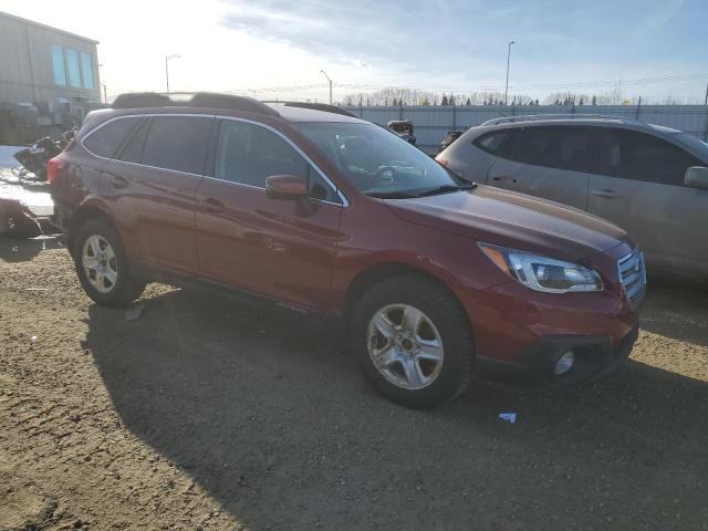 4S4BSCDC0G3348586 - 2016 SUBARU OUTBACK 2.5I PREMIUM RED photo 4