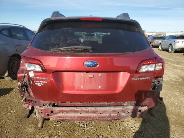 4S4BSCDC0G3348586 - 2016 SUBARU OUTBACK 2.5I PREMIUM RED photo 6