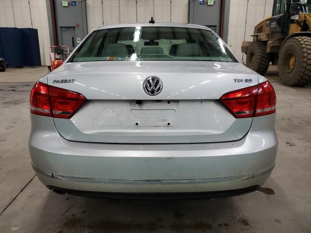 1VWCN7A31DC038113 - 2013 VOLKSWAGEN PASSAT SEL SILVER photo 6