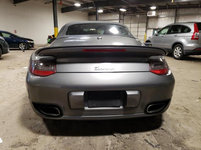 WP0CD2A90BS773441 - 2011 PORSCHE 911 TURBO CABRIOLET GRAY photo 6