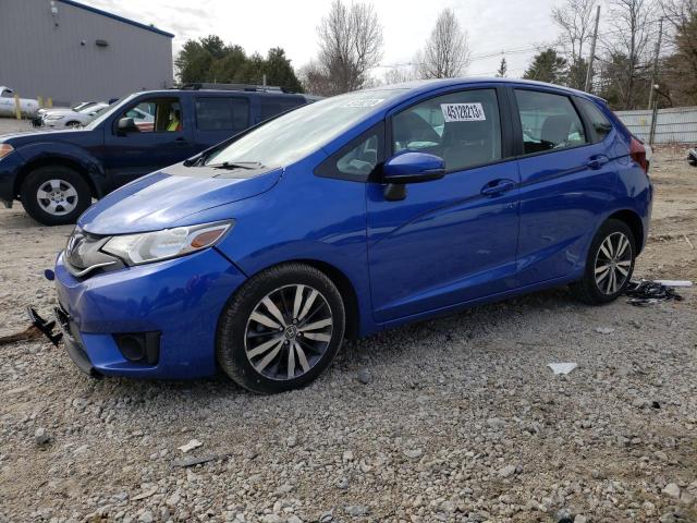 3HGGK5H81FM769971 - 2015 HONDA FIT EX BLUE photo 1