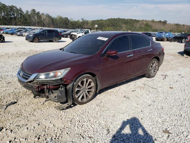 1HGCR2F50DA067846 - 2013 HONDA ACCORD SPORT BURGUNDY photo 1