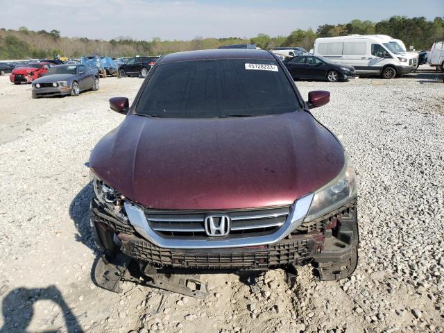 1HGCR2F50DA067846 - 2013 HONDA ACCORD SPORT BURGUNDY photo 5