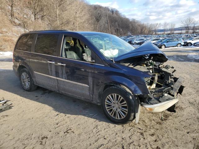2C4RC1CG4ER367980 - 2014 CHRYSLER TOWN & COU TOURING L BLUE photo 4