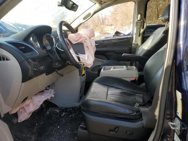 2C4RC1CG4ER367980 - 2014 CHRYSLER TOWN & COU TOURING L BLUE photo 7